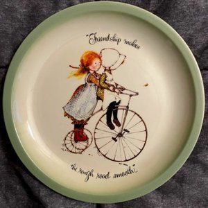 Holly Hobbie Friendship Plate - Collectible
